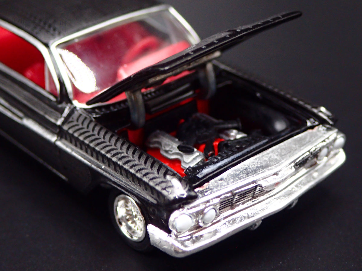 1961 61 CHEVY CHEVROLET IMPALA SS LOWRIDER GRAY 1:64 SCALE DIECAST MODEL CAR