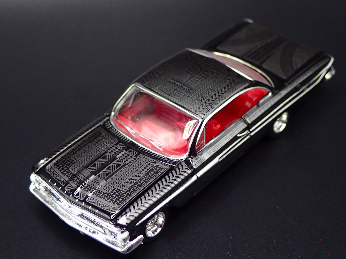 1961 61 CHEVY CHEVROLET IMPALA SS LOWRIDER GRAY 1:64 SCALE DIECAST MODEL CAR