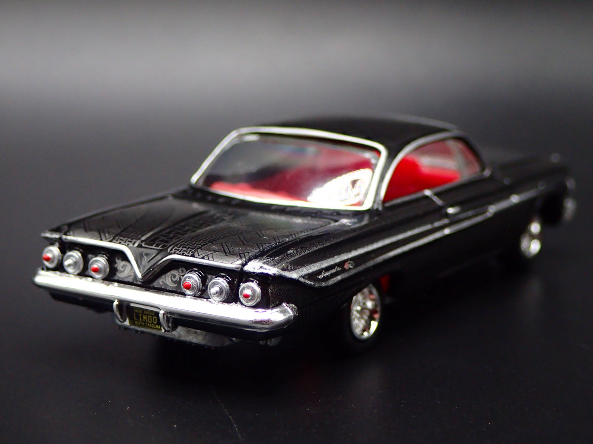 1961 61 CHEVY CHEVROLET IMPALA SS LOWRIDER GRAY 1:64 SCALE DIECAST MODEL CAR