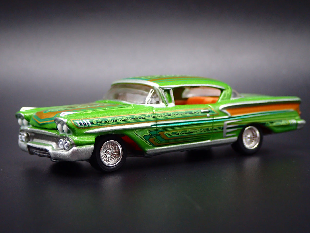 1958 58 CHEVY CHEVROLET IMPALA LOWRIDER 1:64 SCALE COLLECTIBLE DIECAST MODEL CAR