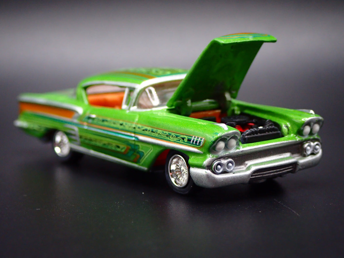 1958 58 CHEVY CHEVROLET IMPALA LOWRIDER 1:64 SCALE COLLECTIBLE DIECAST MODEL CAR
