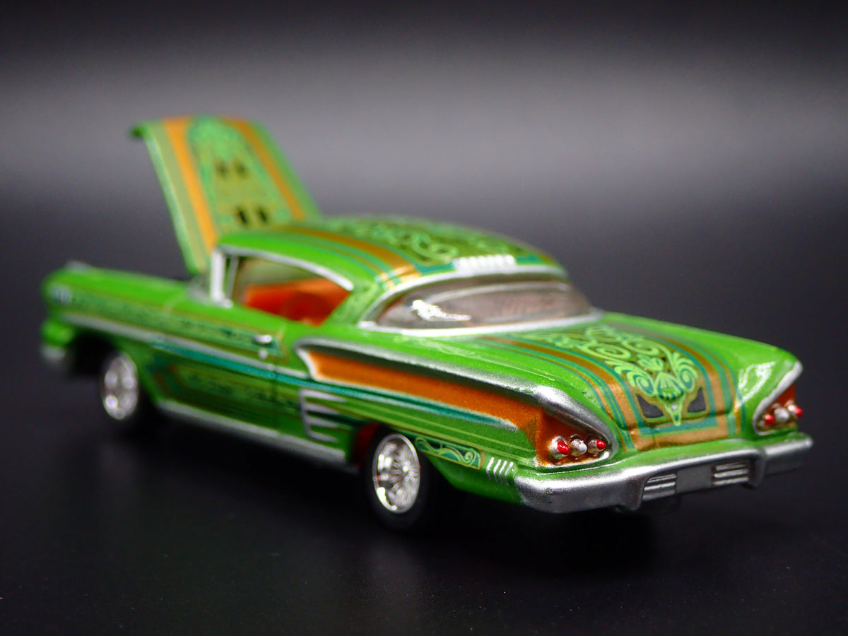 1958 58 CHEVY CHEVROLET IMPALA LOWRIDER 1:64 SCALE COLLECTIBLE DIECAST MODEL CAR