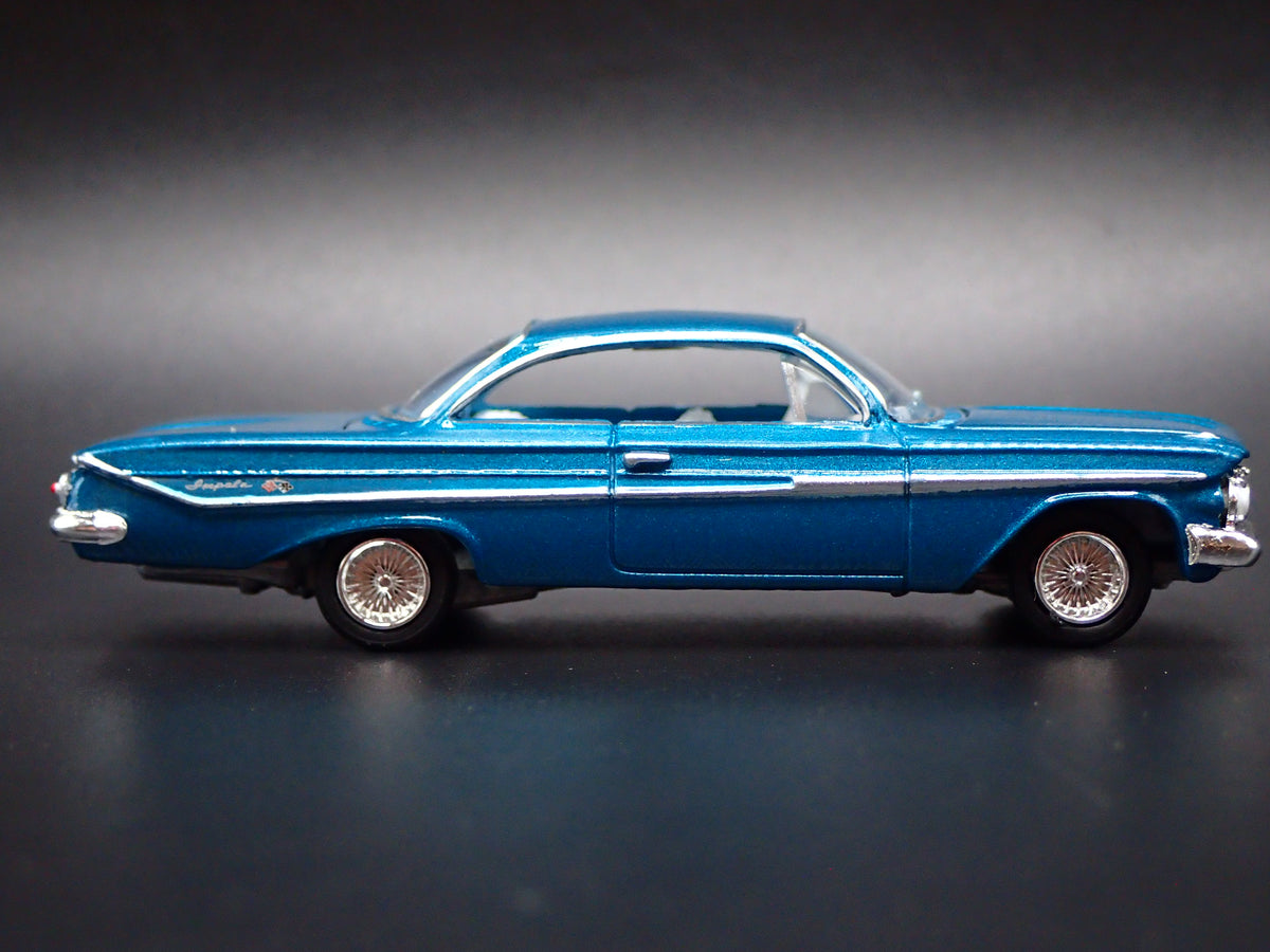 1961 61 CHEVY CHEVROLET IMPALA SS LOWRIDER TEAL 1:64 SCALE DIECAST MODEL CAR