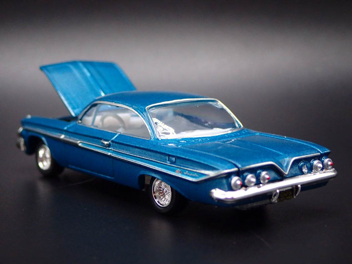1961 61 CHEVY CHEVROLET IMPALA SS LOWRIDER TEAL 1:64 SCALE DIECAST MODEL CAR