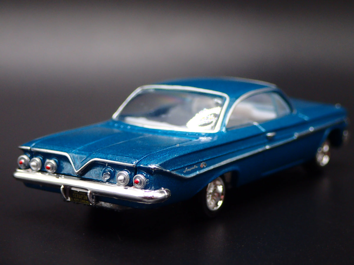 1961 61 CHEVY CHEVROLET IMPALA SS LOWRIDER TEAL 1:64 SCALE DIECAST MODEL CAR