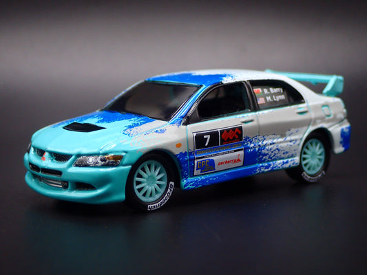 2003-2005 MITSUBISHI LANCER EVOLUTION VIII RALLY MINT 1:64 SCALE DIECAST MODEL CAR
