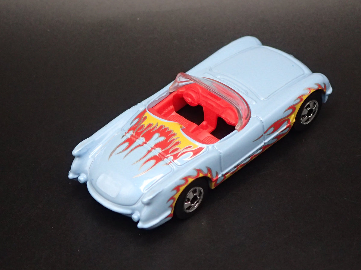 1955 55 CHEVY CHEVROLET CORVETTE CONVERTIBLE BLUE 1:64 SCALE DIECAST MODEL CAR