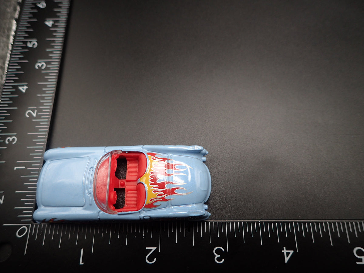 1955 55 CHEVY CHEVROLET CORVETTE CONVERTIBLE BLUE 1:64 SCALE DIECAST MODEL CAR