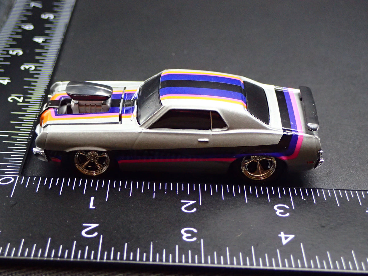 1970 70 MERC MERCURY COUGAR XR7 GRAY 1:64 SCALE COLELCTIBLE DIECAST MODEL CAR