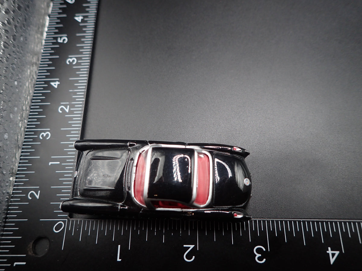 1957 57 CHEVY CHEVROLET CORVETTE BLACK 1:64 SCALE DIORAMA DIECAST MODEL CAR