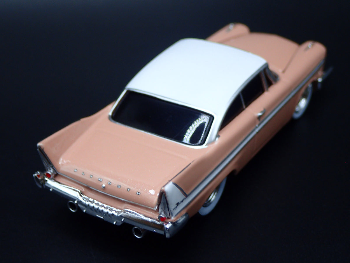 1958 58 PLYMOUTH FURY 1/64 SCALE COLLECTIBLE DIORAMA DIECAST MODEL CAR