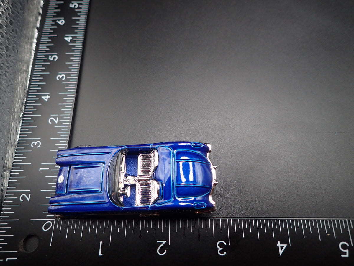 1958 58 CHEVY CHEVROLET CORVETTE CONVERTIBLE BLUE 1:64 SCALE DIECAST MODEL CAR