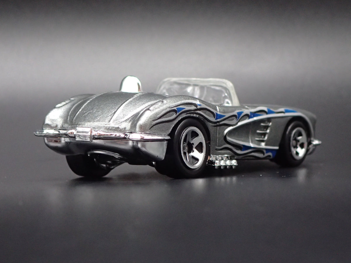 1958 58 CHEVY CHEVROLET CORVETTE CONVERTIBLE GRAY 1:64 SCALE DIECAST MODEL CAR