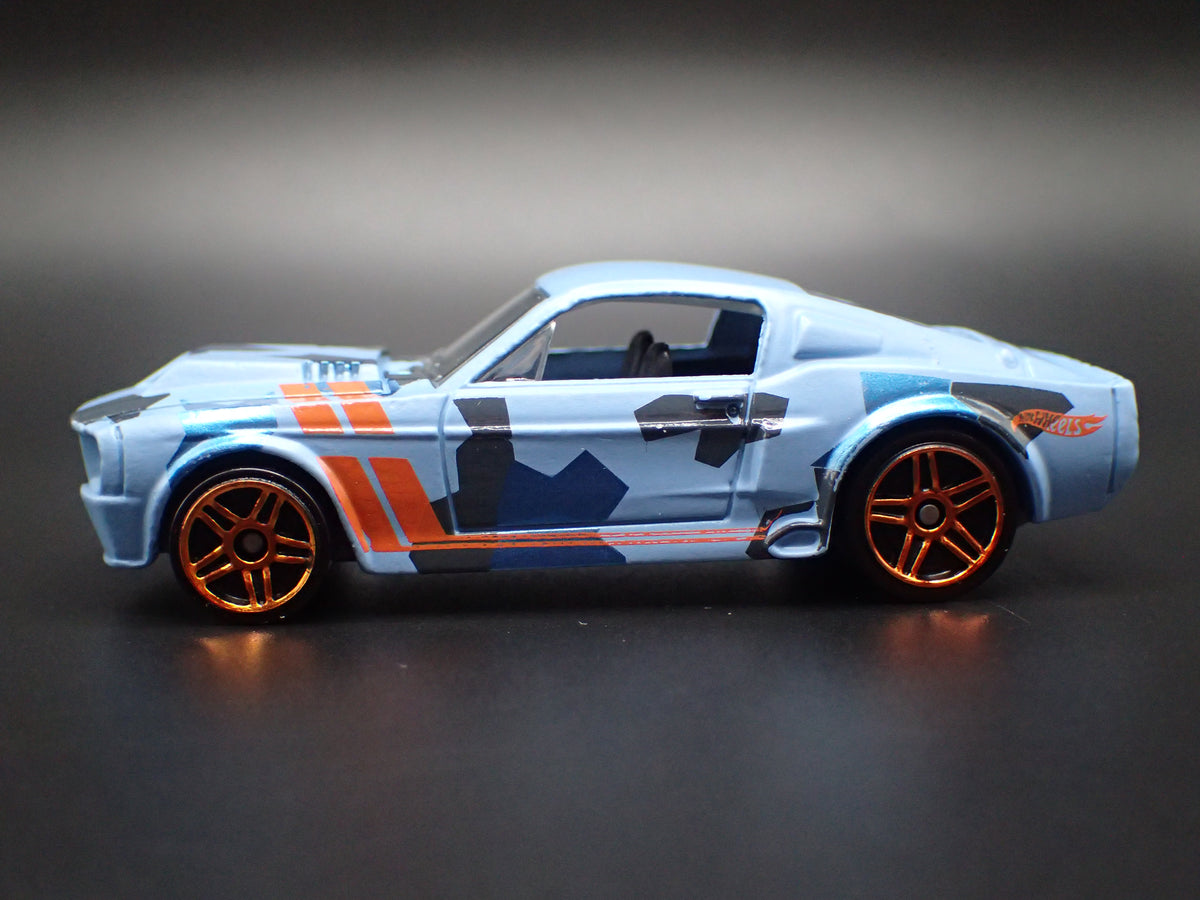 1967 67 FORD MUSTANG SHELBY GT500 FASTBACK BLUE 1:64 SCALE DIECAST MODEL CAR