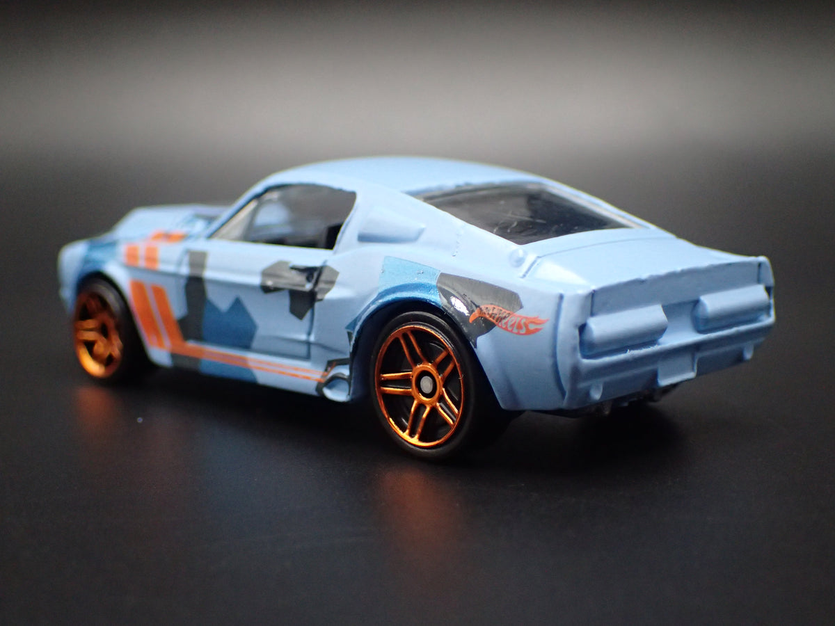 1967 67 FORD MUSTANG SHELBY GT500 FASTBACK BLUE 1:64 SCALE DIECAST MODEL CAR