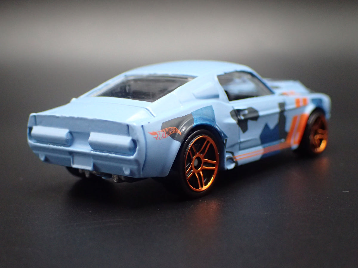 1967 67 FORD MUSTANG SHELBY GT500 FASTBACK BLUE 1:64 SCALE DIECAST MODEL CAR