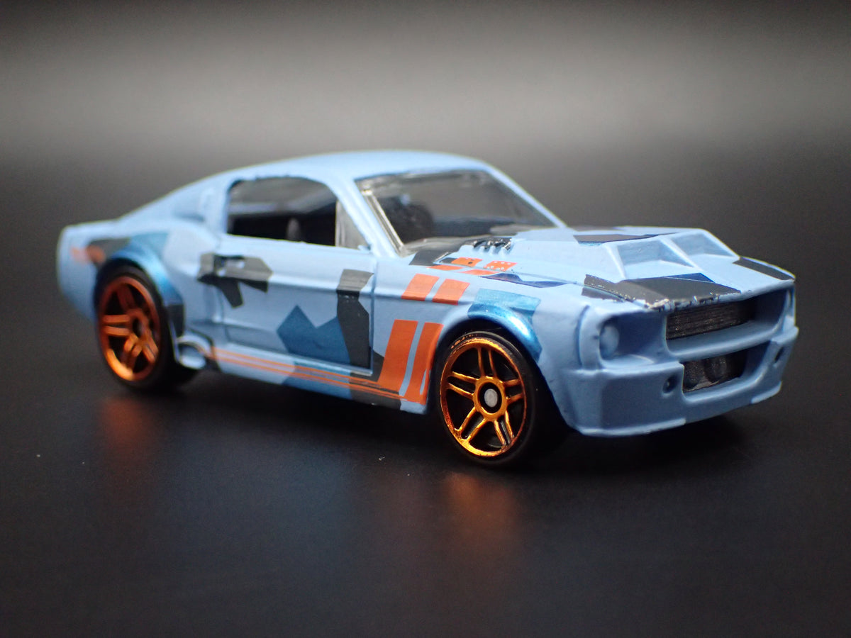 1967 67 FORD MUSTANG SHELBY GT500 FASTBACK BLUE 1:64 SCALE DIECAST MODEL CAR