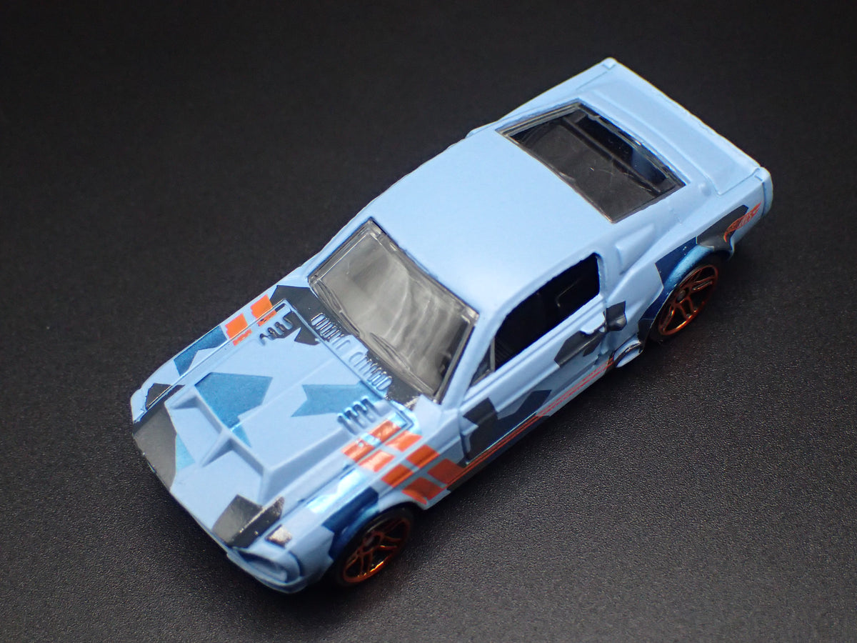 1967 67 FORD MUSTANG SHELBY GT500 FASTBACK BLUE 1:64 SCALE DIECAST MODEL CAR