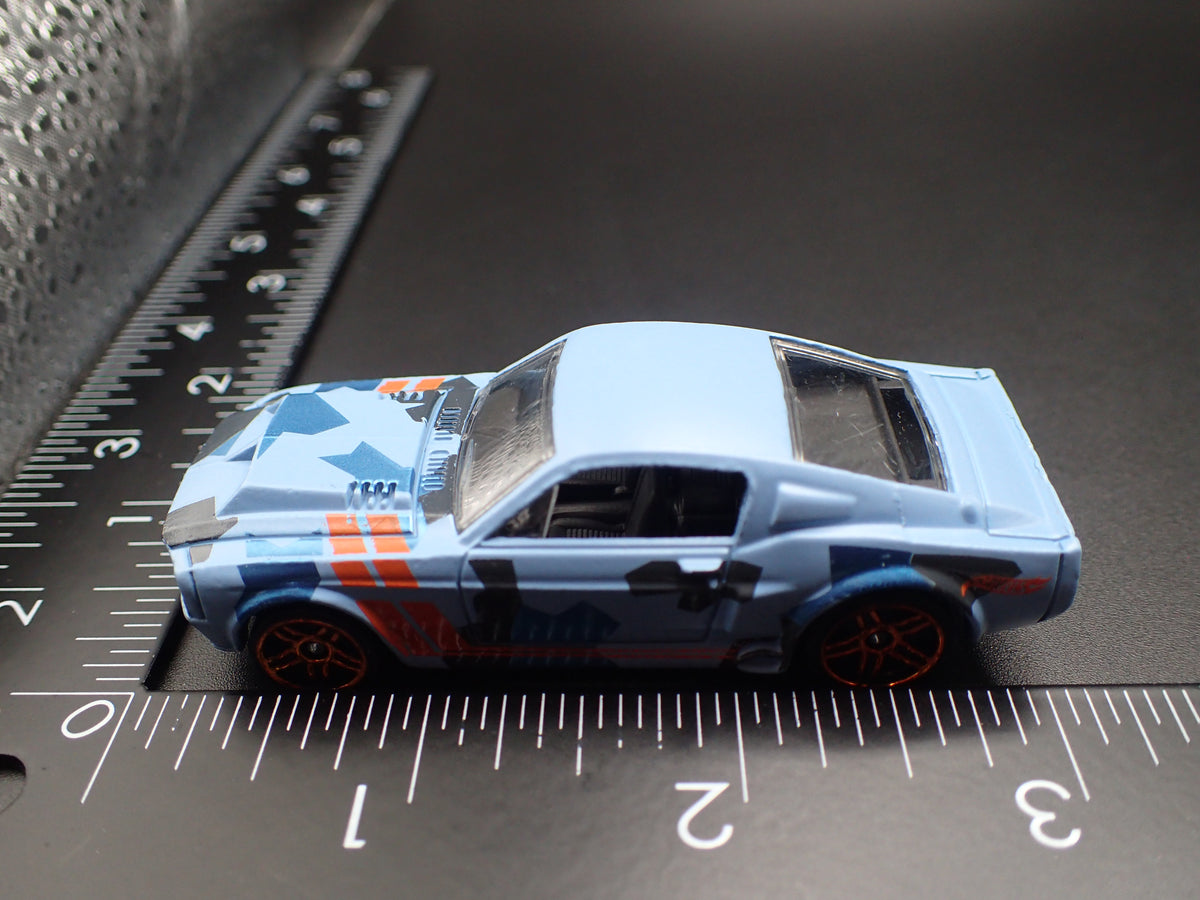 1967 67 FORD MUSTANG SHELBY GT500 FASTBACK BLUE 1:64 SCALE DIECAST MODEL CAR