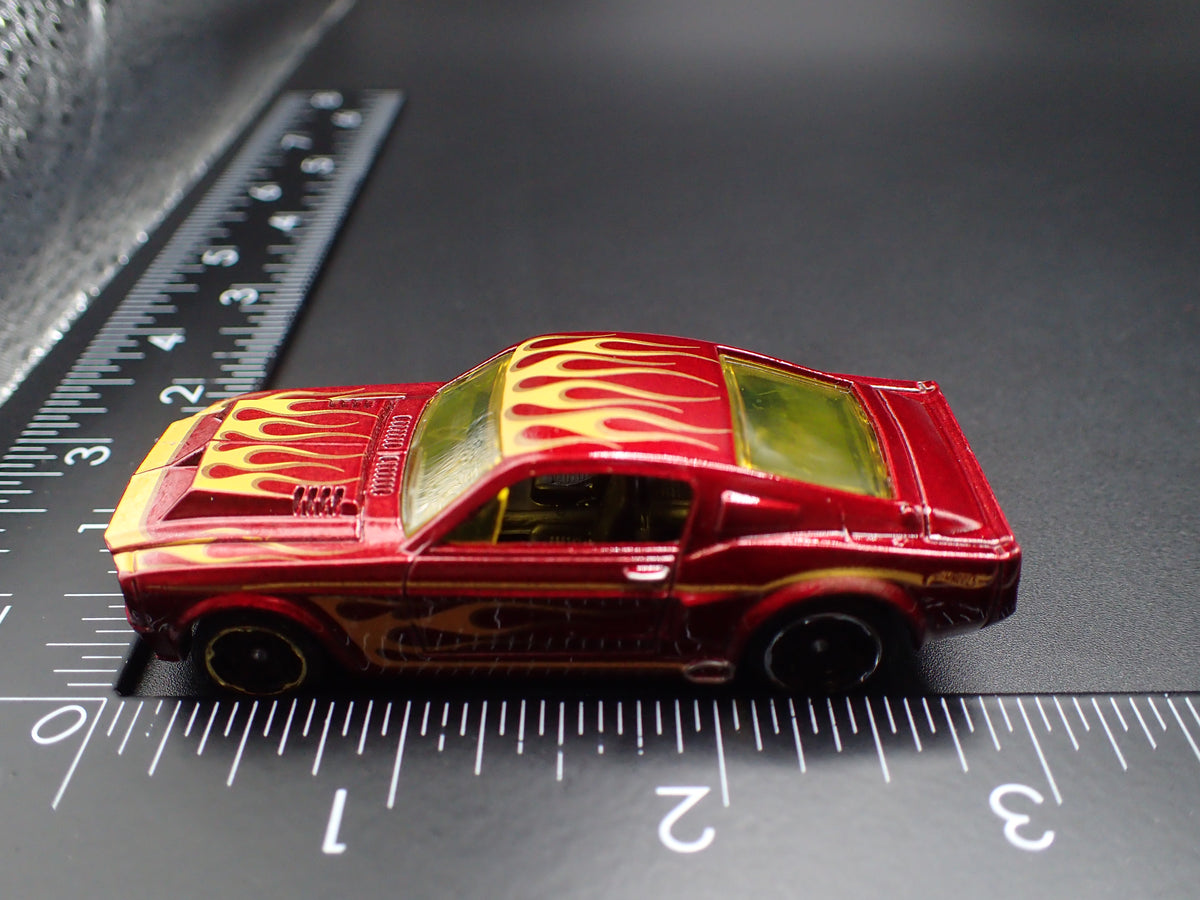 1967 67 FORD MUSTANG SHELBY GT500 FASTBACK RED 1:64 SCALE DIECAST MODEL CAR