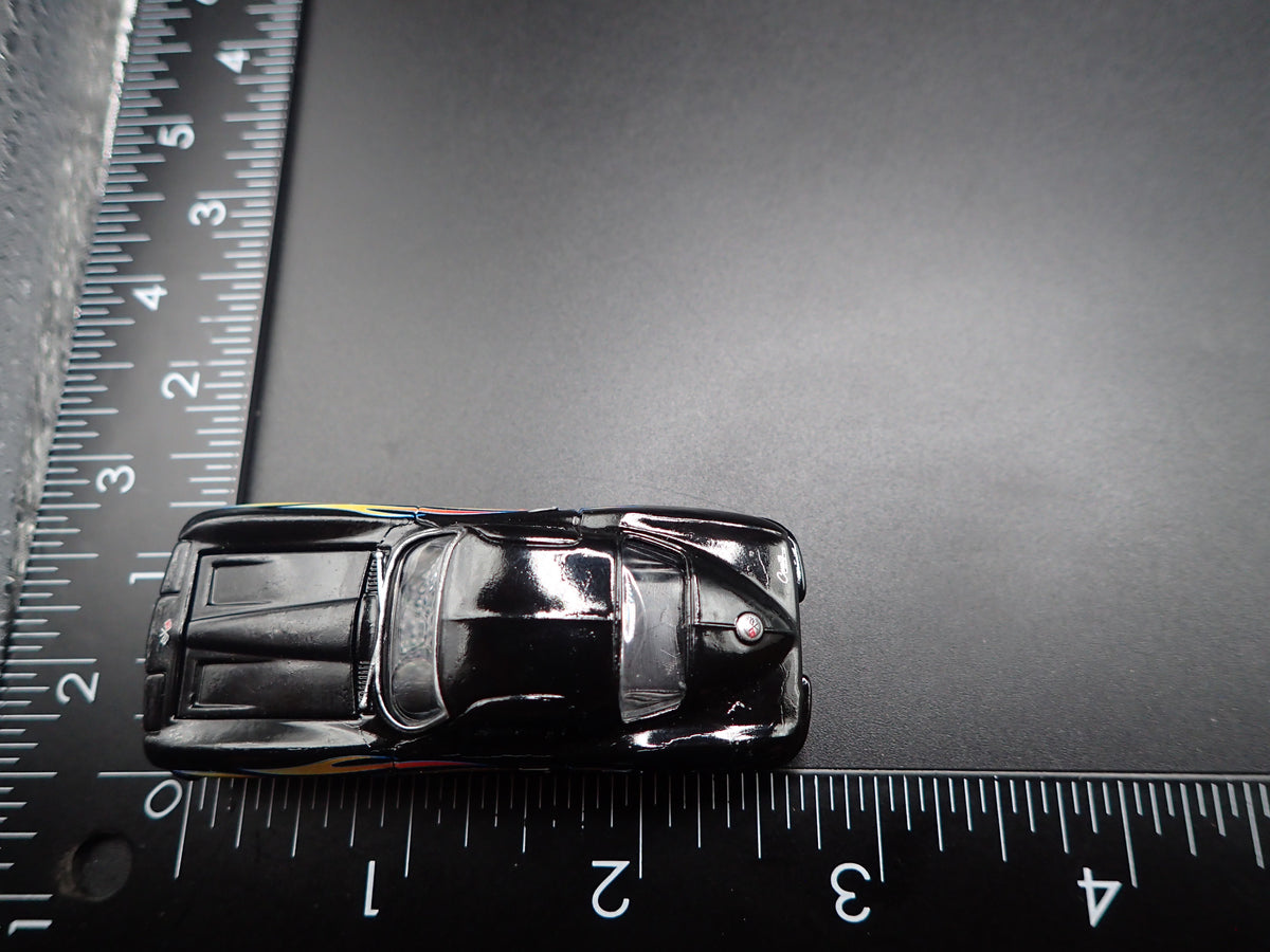 1965 65 CHEVY CHEVROLET CORVETTE BLACK 1:64 SCALE DIORAMA DIECAST MODEL CAR