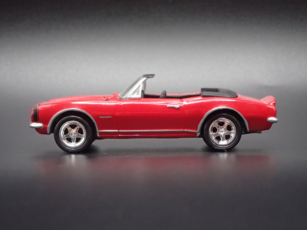 1967 67 CHEVY CHEVROLET CAMARO CONVERTIBLE RED 1/64 SCALE DIECAST MODEL CAR