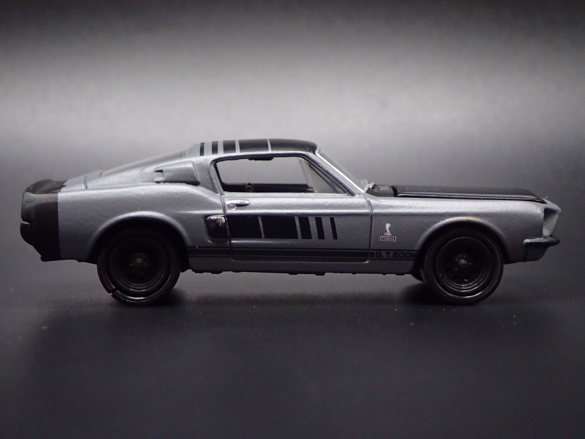 1968 68 FORD MUSTANG SHELBY GT500 GRAY 1/64 COLLECTIBLE DIECAST MODEL CAR