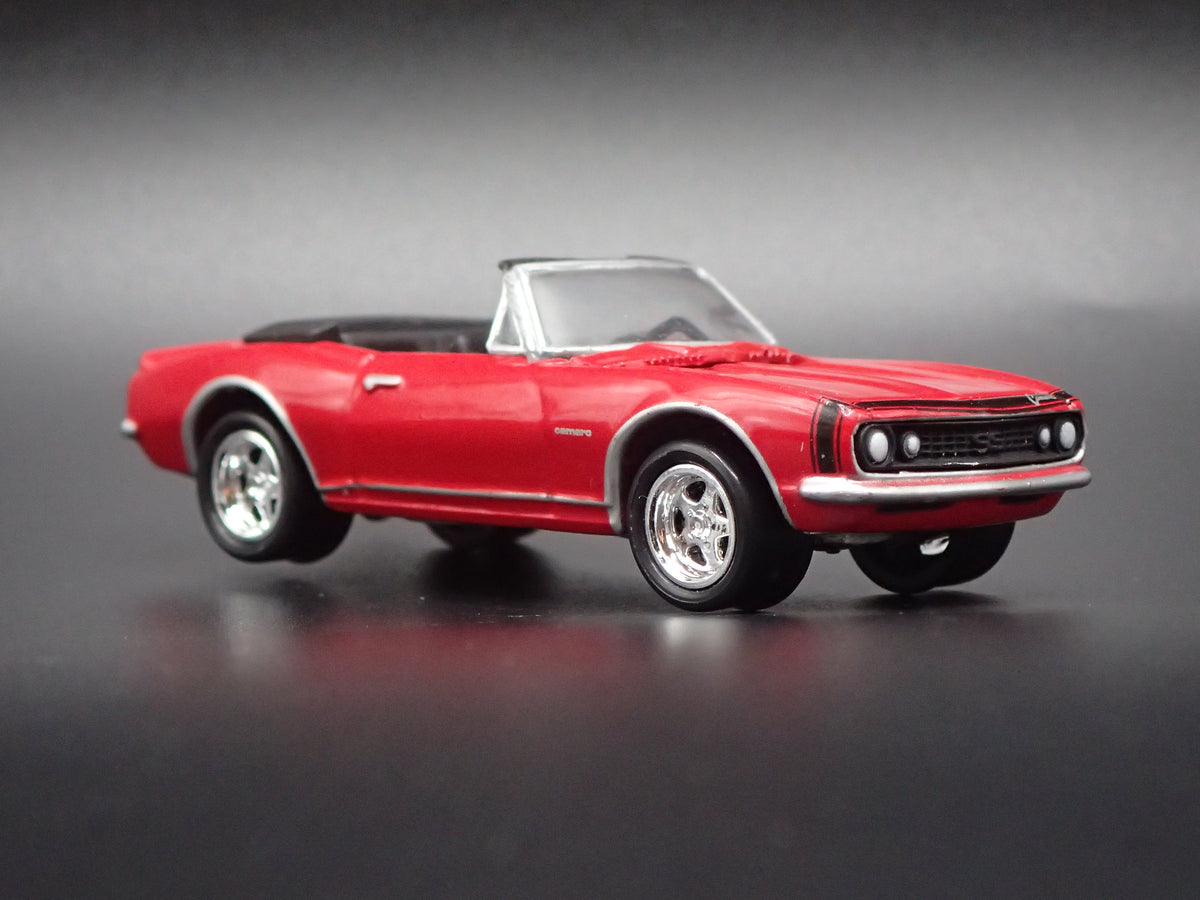 1967 67 CHEVY CHEVROLET CAMARO CONVERTIBLE RED 1/64 SCALE DIECAST MODEL CAR