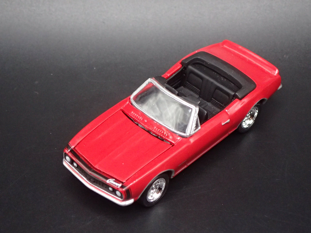 1967 67 CHEVY CHEVROLET CAMARO CONVERTIBLE RED 1/64 SCALE DIECAST MODEL CAR