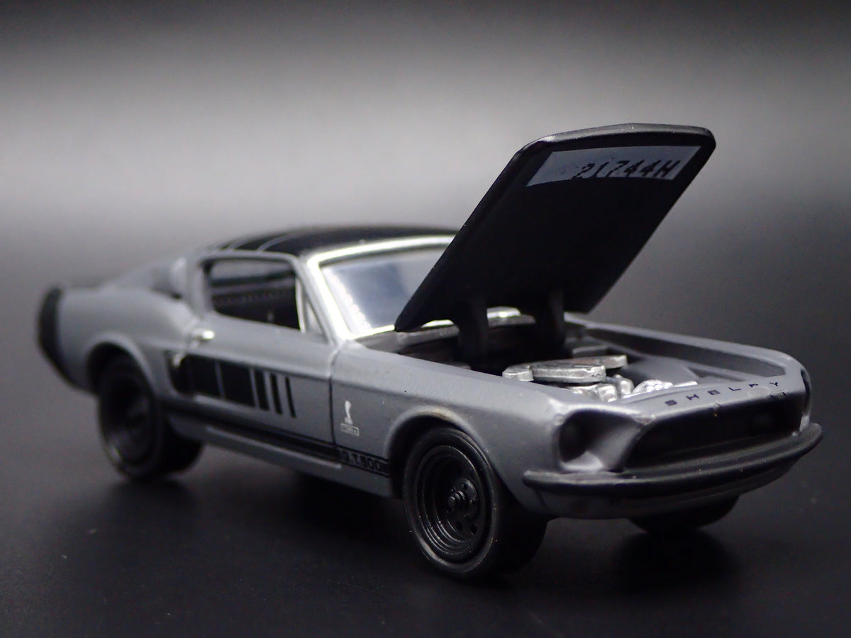 1968 68 FORD MUSTANG SHELBY GT500 GRAY 1/64 COLLECTIBLE DIECAST MODEL CAR