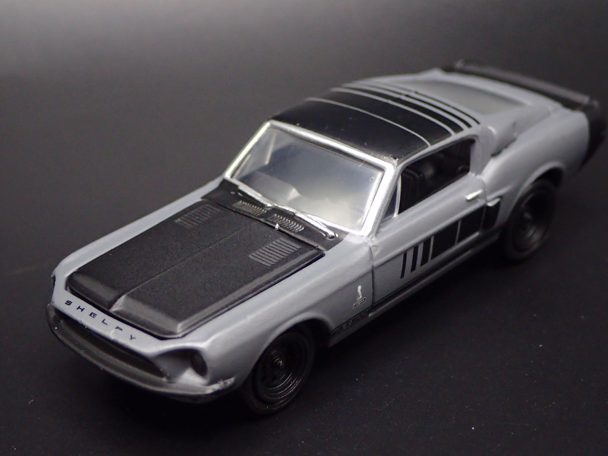 1968 68 FORD MUSTANG SHELBY GT500 GRAY 1/64 COLLECTIBLE DIECAST MODEL CAR