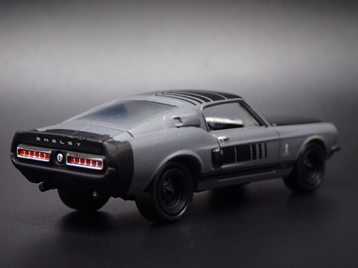 1968 68 FORD MUSTANG SHELBY GT500 GRAY 1/64 COLLECTIBLE DIECAST MODEL CAR