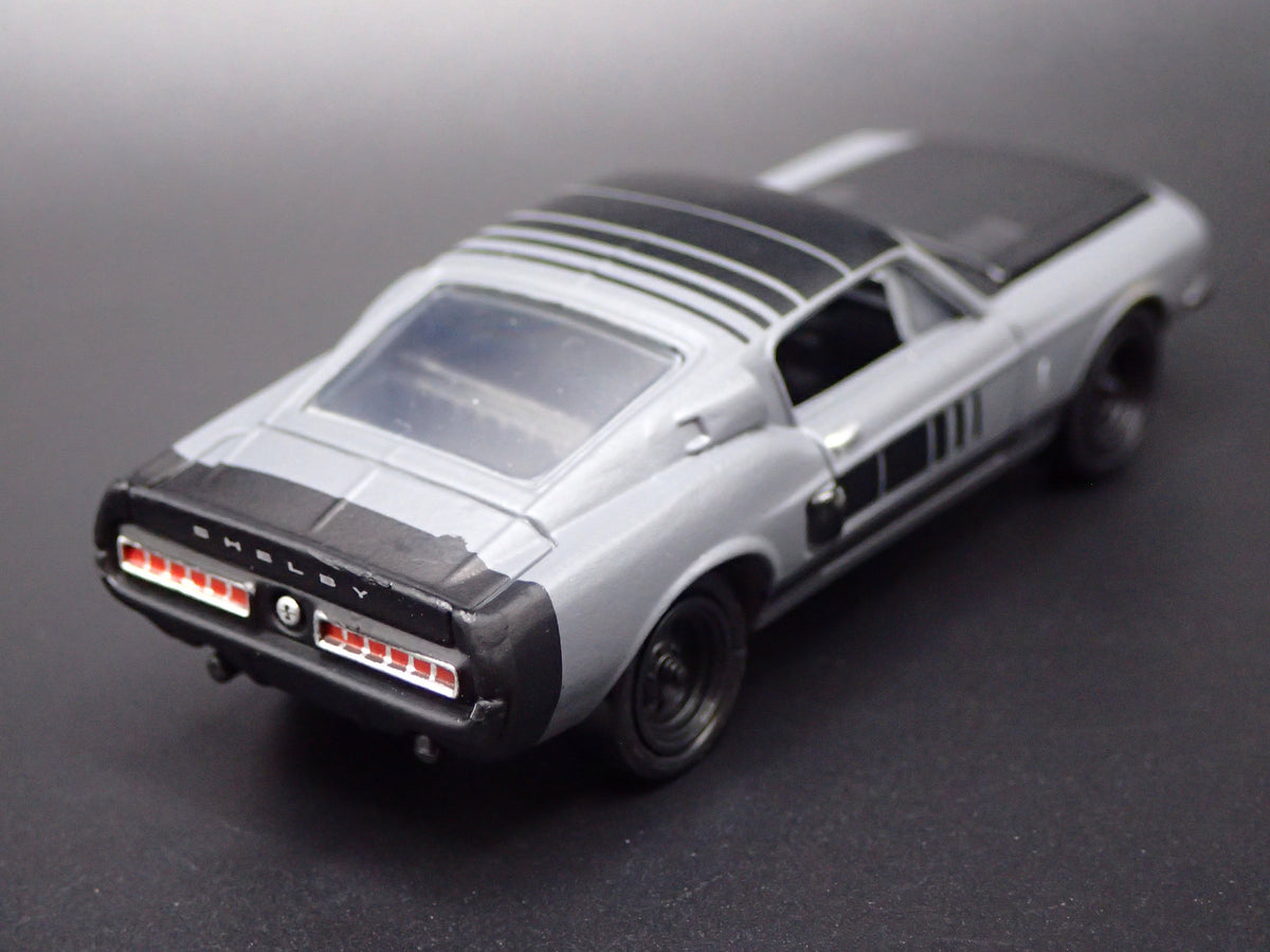 1968 68 FORD MUSTANG SHELBY GT500 GRAY 1/64 COLLECTIBLE DIECAST MODEL CAR