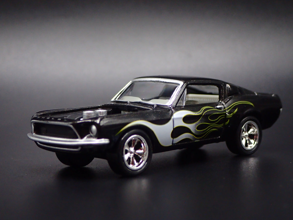 1968 68 FORD MUSTANG SHELBY GT500 BLACK 1/64 COLLECTIBLE DIECAST MODEL CAR