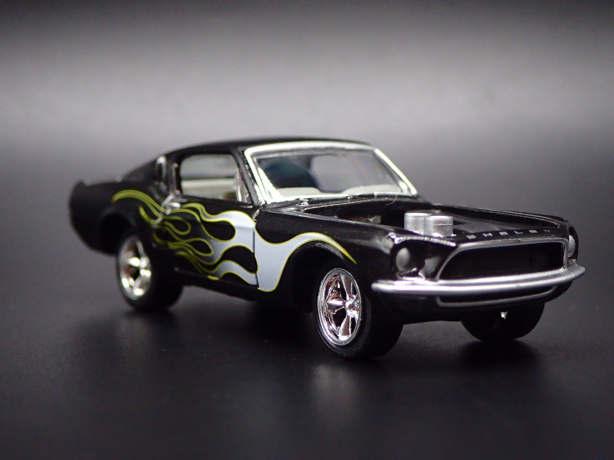 1968 68 FORD MUSTANG SHELBY GT500 BLACK 1/64 COLLECTIBLE DIECAST MODEL CAR