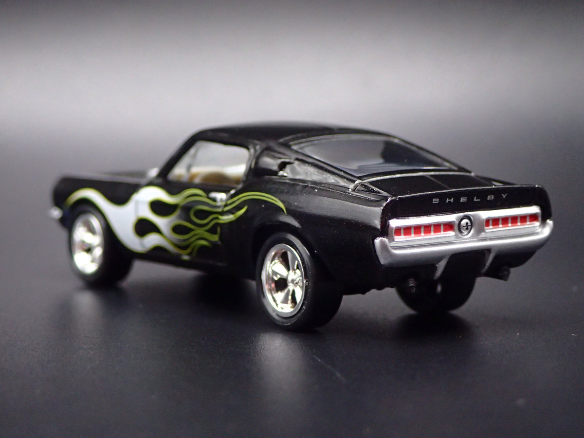 1968 68 FORD MUSTANG SHELBY GT500 BLACK 1/64 COLLECTIBLE DIECAST MODEL CAR