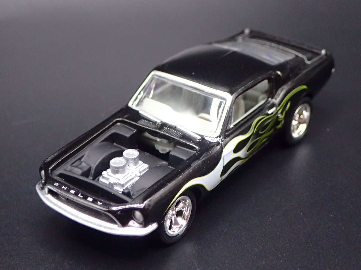 1968 68 FORD MUSTANG SHELBY GT500 BLACK 1/64 COLLECTIBLE DIECAST MODEL CAR