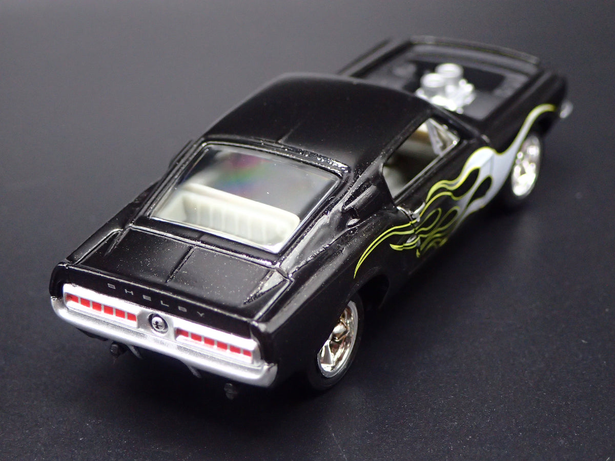 1968 68 FORD MUSTANG SHELBY GT500 BLACK 1/64 COLLECTIBLE DIECAST MODEL CAR
