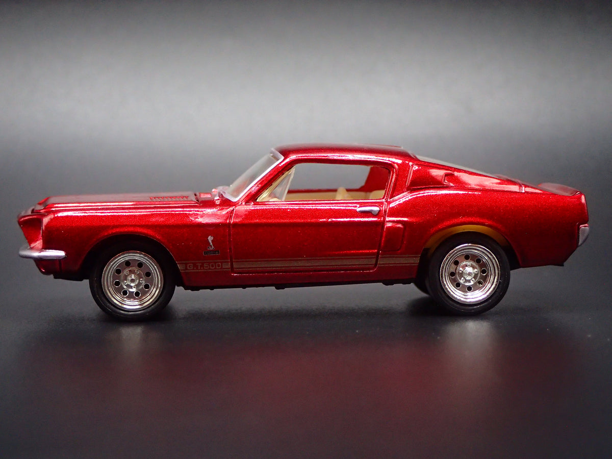 1968 68 FORD MUSTANG SHELBY GT500 RED 1/64 COLLECTIBLE DIECAST MODEL CAR