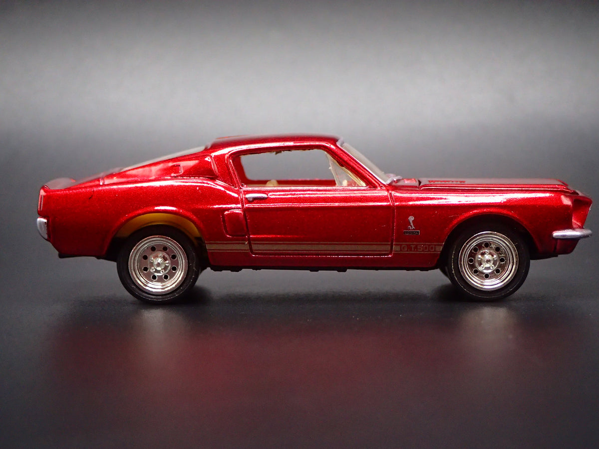 1968 68 FORD MUSTANG SHELBY GT500 RED 1/64 COLLECTIBLE DIECAST MODEL CAR