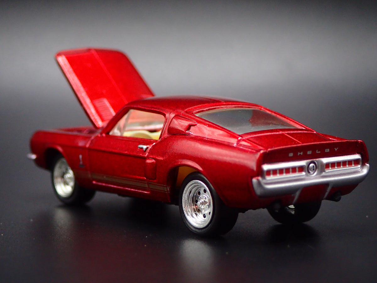 1968 68 FORD MUSTANG SHELBY GT500 RED 1/64 COLLECTIBLE DIECAST MODEL CAR