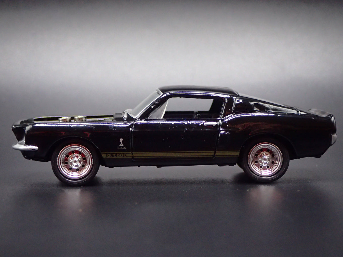 1968 68 FORD MUSTANG SHELBY GT500 BLACK 1/64 COLLECTIBLE DIECAST MODEL CAR
