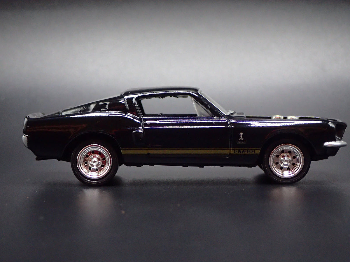 1968 68 FORD MUSTANG SHELBY GT500 BLACK 1/64 COLLECTIBLE DIECAST MODEL CAR