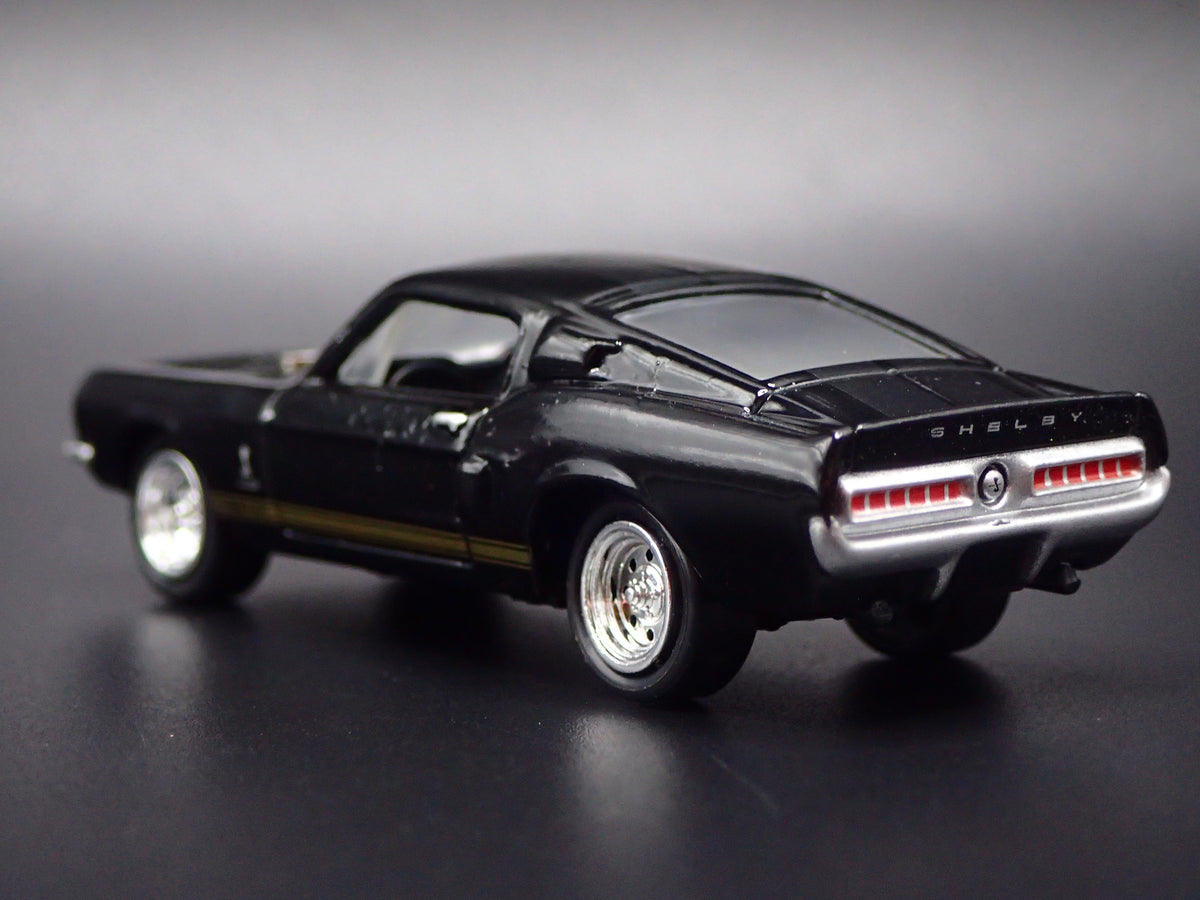 1968 68 FORD MUSTANG SHELBY GT500 BLACK 1/64 COLLECTIBLE DIECAST MODEL CAR