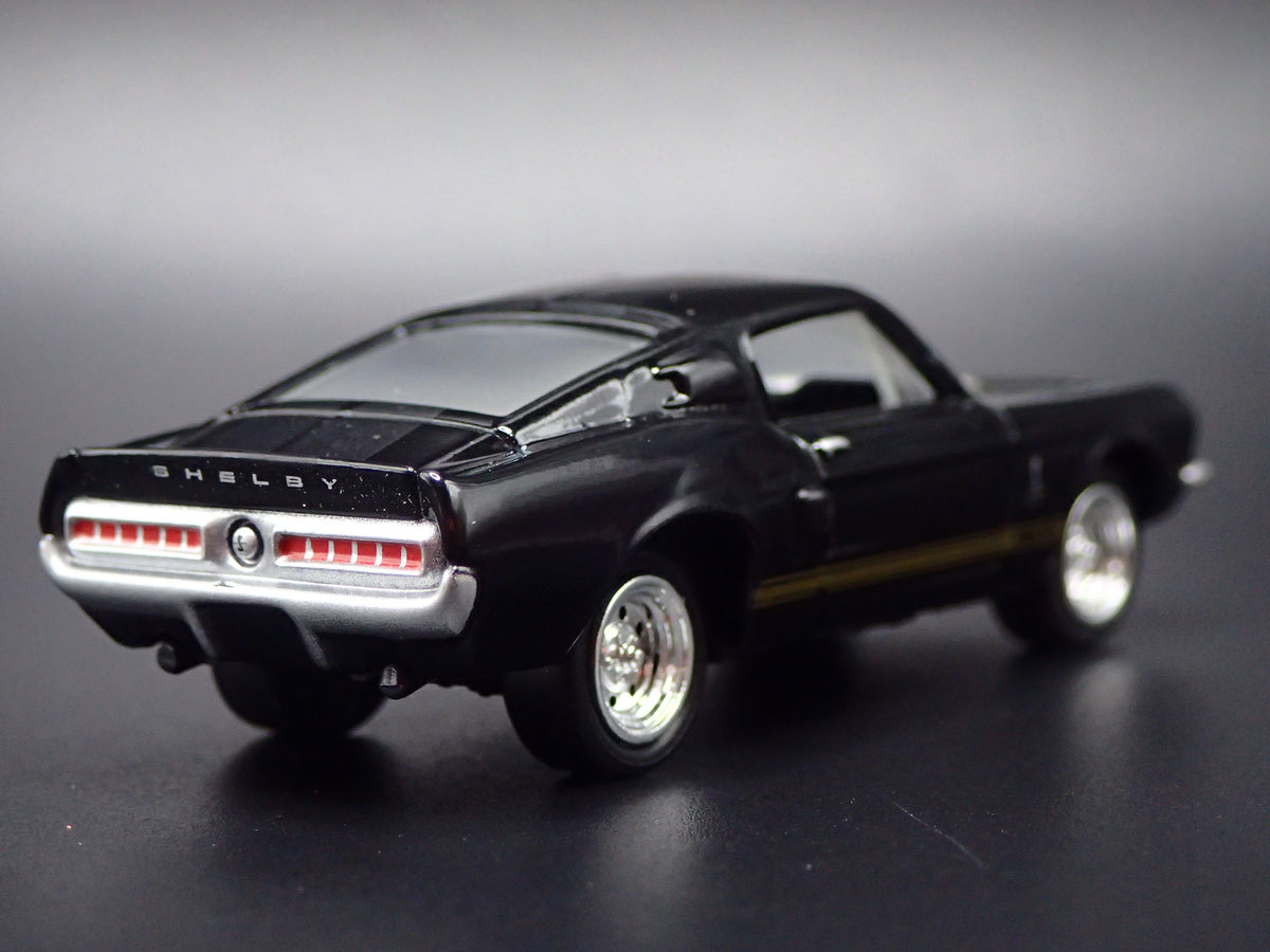 1968 68 FORD MUSTANG SHELBY GT500 BLACK 1/64 COLLECTIBLE DIECAST MODEL CAR