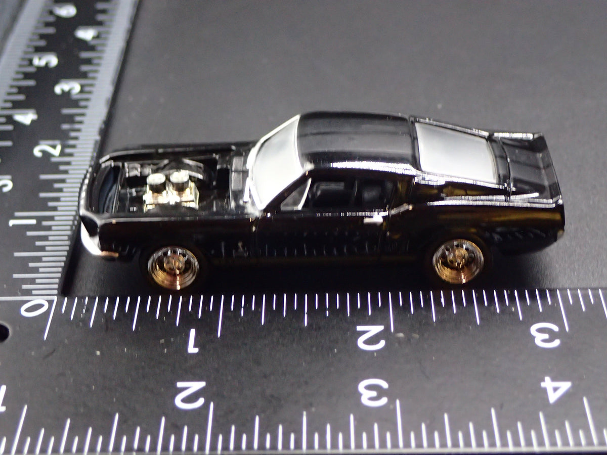 1968 68 FORD MUSTANG SHELBY GT500 BLACK 1/64 COLLECTIBLE DIECAST MODEL CAR