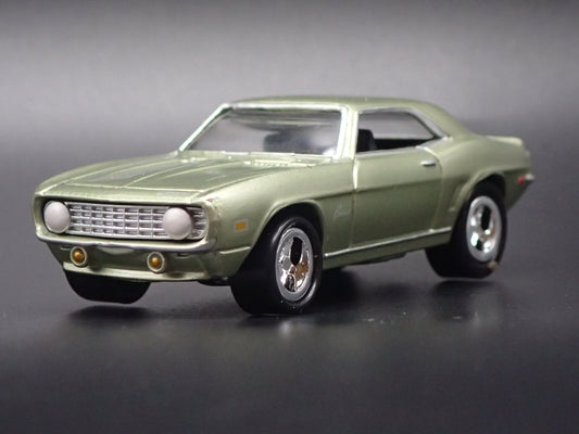 1968 68 CHEVY CHEVROLET CAMARO COPO GREEN 1:64 SCALE DIECAST MODEL CAR-Burning Rubber Toy Company