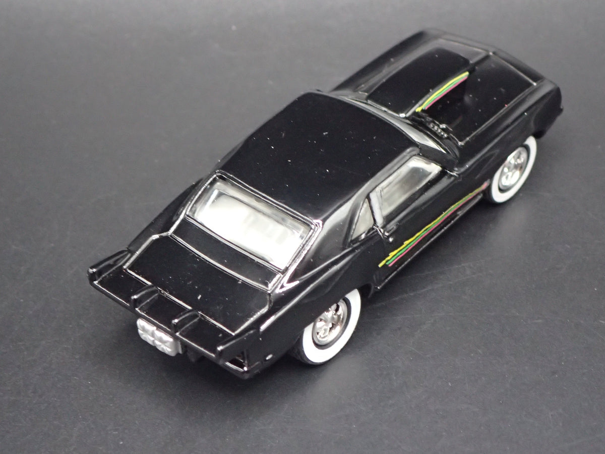 1969 CHEVY CHEVROLET CAMARO PRO STREET BLACK 1:64 SCALE DIORAMA DIECAST MODEL CAR