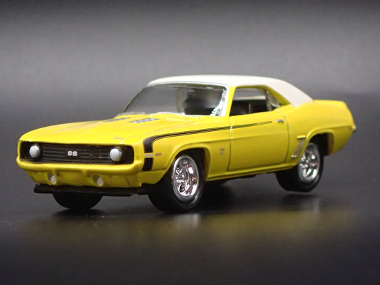 1969 69 CHEVY CHEVROLET CAMARO SS 396 1:64 SCALE DIORAMA DIECAST MODEL CAR-Burning Rubber Toy Company