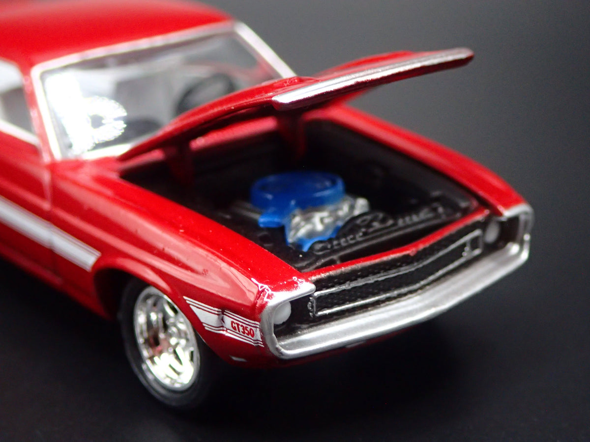 1969 69 FORD MUSTANG SHELBY GT350 FASTBACK RED 1/64 SCALE DIECAST MODEL CAR